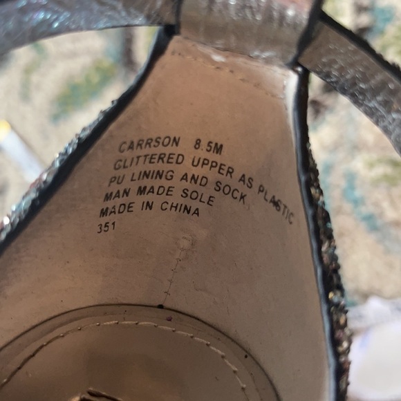 ๐ Steve Madden rainbow glitter heels - Picture 8 of 10